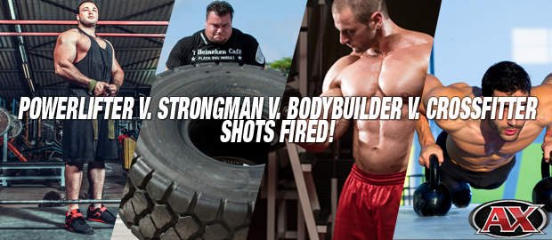 Powerlifter v. Strongman v. Bodybuilder v. Crossfitter | Shots Fired!